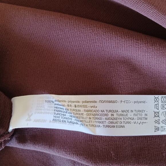 NWT Zara Bodycon Maxi Dress Spiced Apple S - Picture 11 of 11